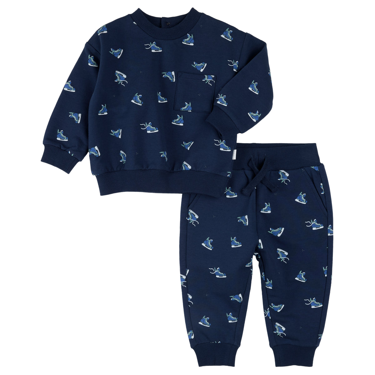 Ensemble chandail et pantalon à bretelles - 26FGW36E24-B - 3 à 24 mois