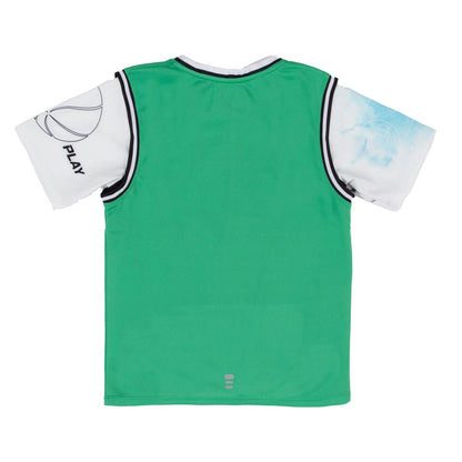 T-shirt et camisole athlétique 2 en 1 - S25A81-04 - 4 à 12 ans