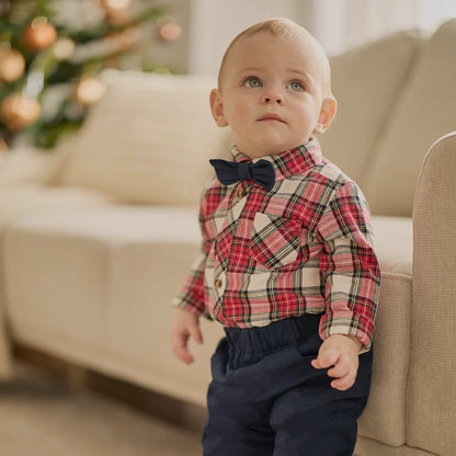 Ensemble 2 pièces Chemise et pantalon - Carreaux - 3 à 24 mois