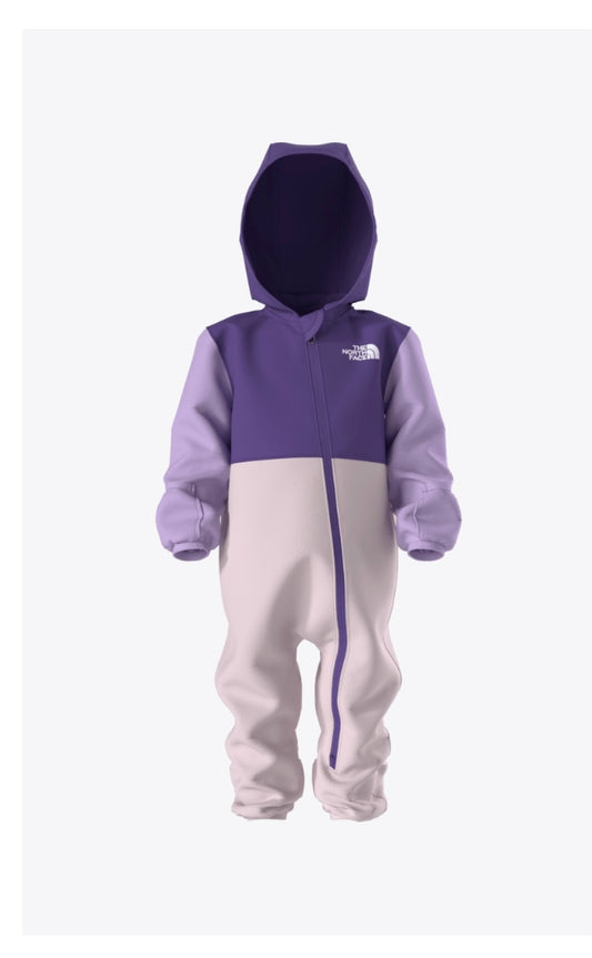 ENSEMBLE 1 PIECE À CAPUCHON GLACIER -Peak Purple/Lite Lilac/Pale Blossom D - 3 à 24M