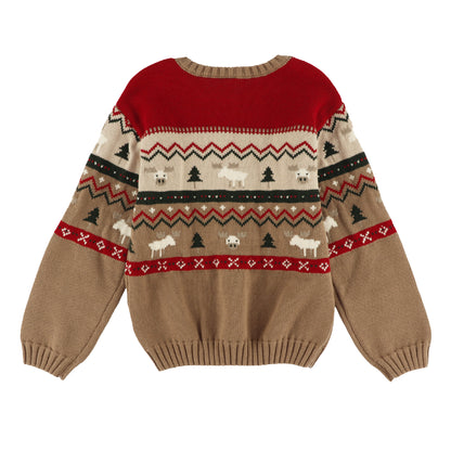 Chandail en tricot - Tout beau, tout propre - F2625-08 - 2 à 10 ans