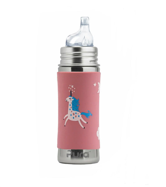BOUTEILLE THERMOS - LICORNE ROSE