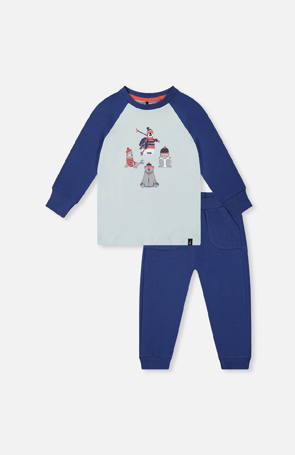 Ensemble Chandail et pantalon - J20S10B-04017 - Copains nordiques - 6 à 24 mois