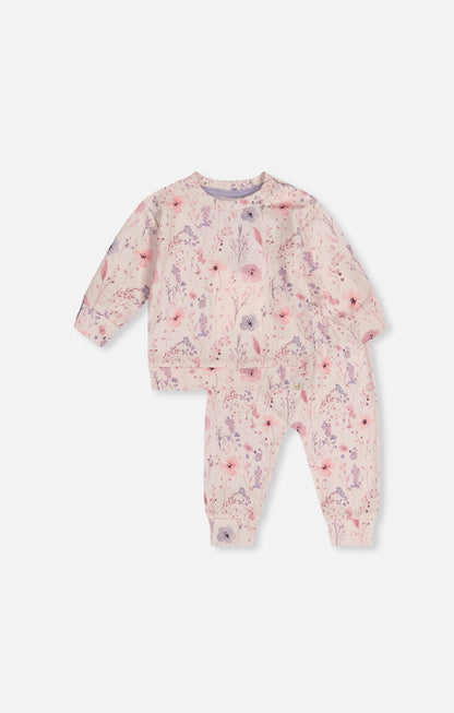 Ensemble chandail et pantalon - J20A11-2J235 - Chuchotis de fleurs - 3 à 24 mois