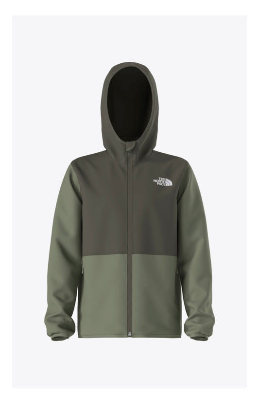 VESTE À CAPUCHON GLACIER - Bark Mist/New Taupe Green -  6 à 12 ans