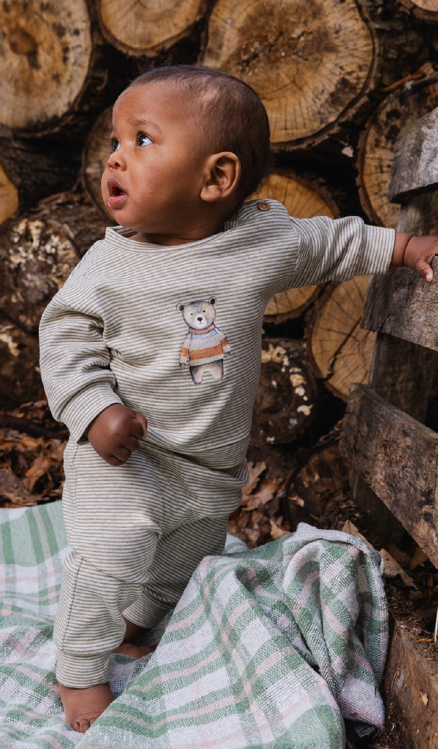 Ensemble chandail et pantalon - J20C10-2J242 - Bébé des bois - 3 à 24 mois