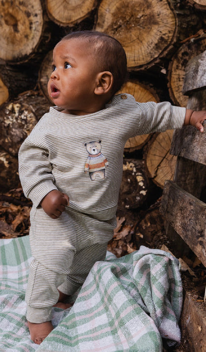 Ensemble chandail et pantalon - J20C10-2J242 - Bébé des bois - 3 à 24 mois