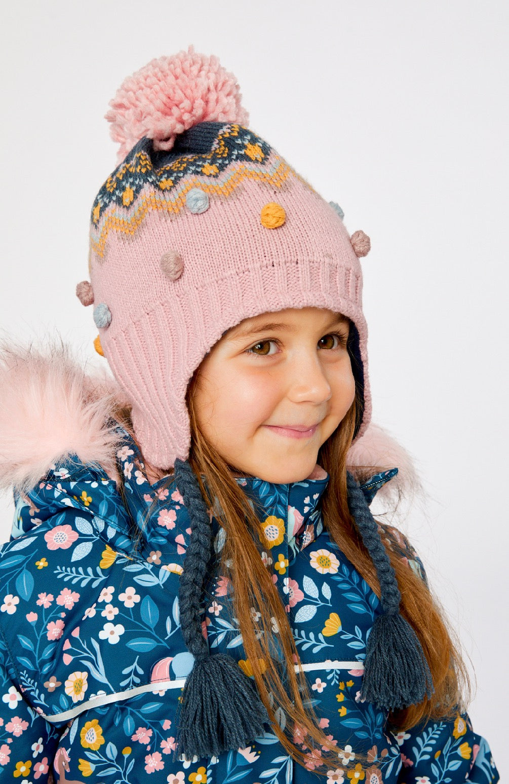 Tuque d’hiver Péruvien en tricot  J10Z06-1J065 - 2 à 8 ans