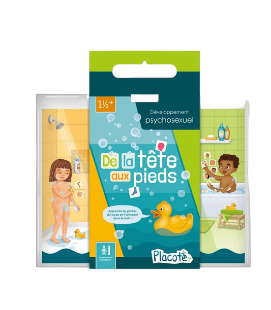 Jeu éducatif - De la tête aux pieds