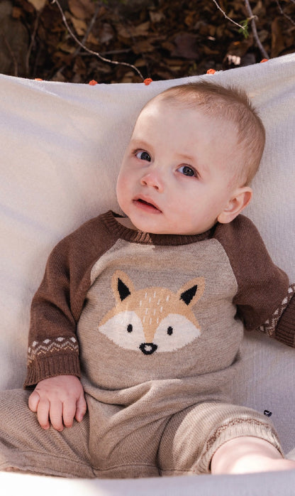Barboteuse en tricot - J20DT40-01210 - Bébé des bois - 3 à 24 mois