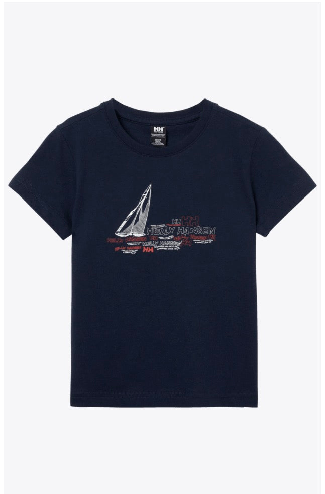 T-shirt graphique - 41125 NAVY 597 - 1 à 8 ans