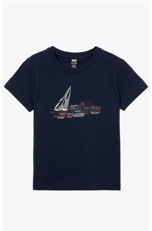 T-shirt graphique - 41125 NAVY 597 - 1 à 8 ans