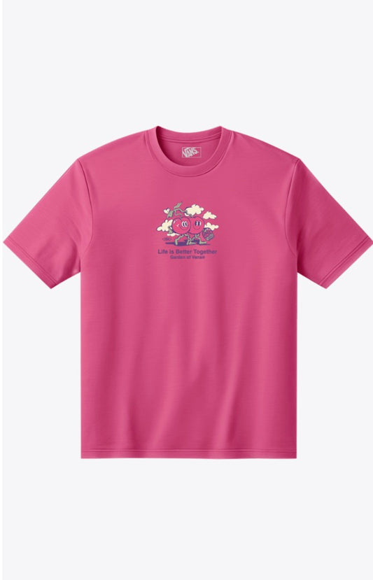 Chandail à manches courtes BETTER TOGETHER - Rose Velvet - 2 à 7 ans