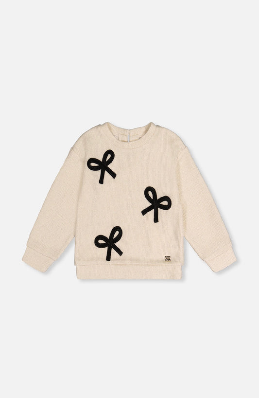 Chandail avec boucles - J20Q32-01010 - Occasions chic - 2 à 10 ans