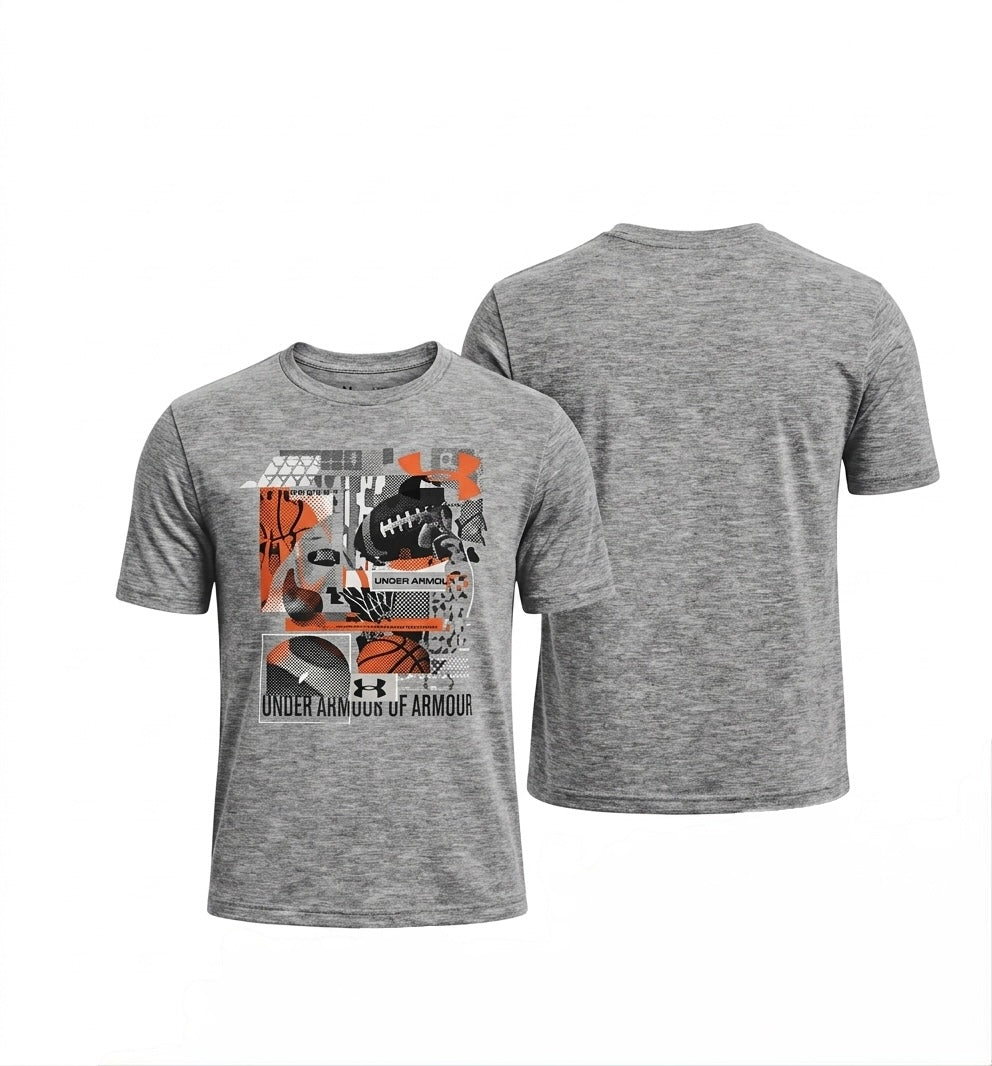 T-shirt - Multisport - Gris - 4 à 7 ans