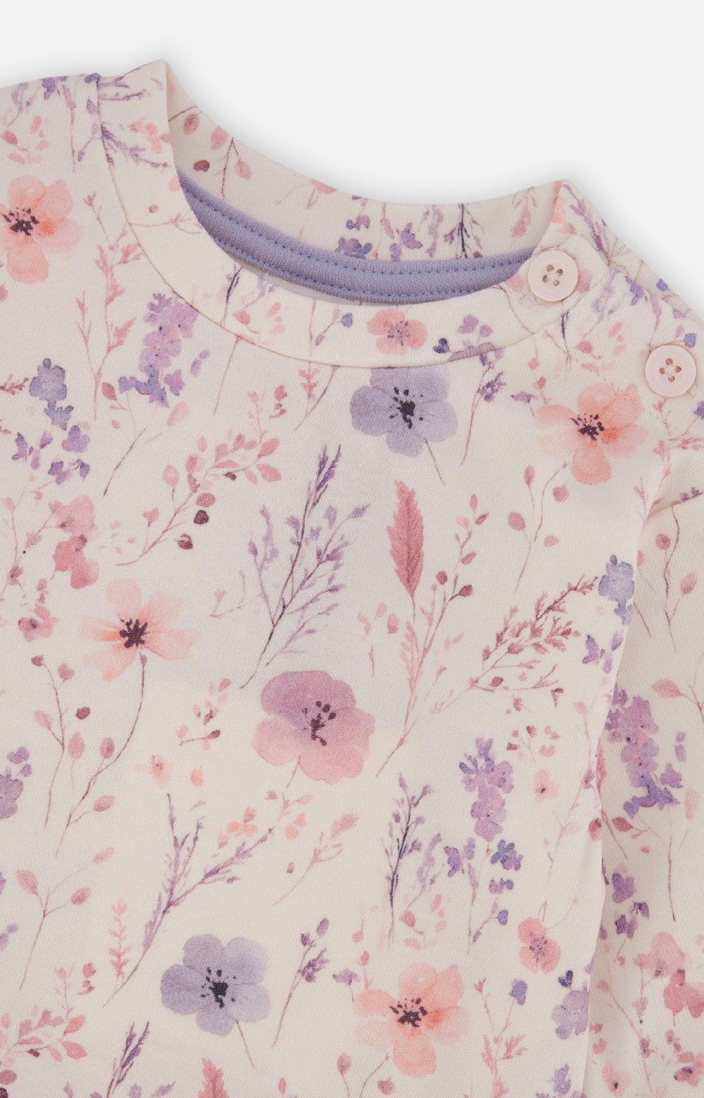 Ensemble chandail et pantalon - J20A11-2J235 - Chuchotis de fleurs - 3 à 24 mois