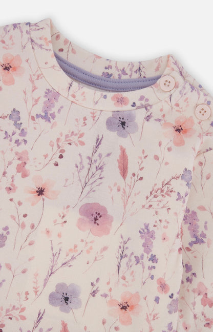Ensemble chandail et pantalon - J20A11-2J235 - Chuchotis de fleurs - 3 à 24 mois