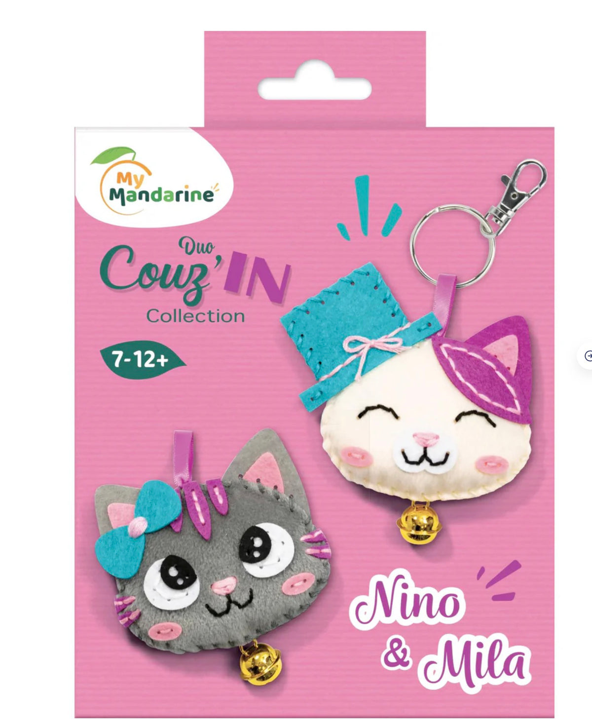 Duo Couz'In-PORTE CLÉS- NINO & MILA