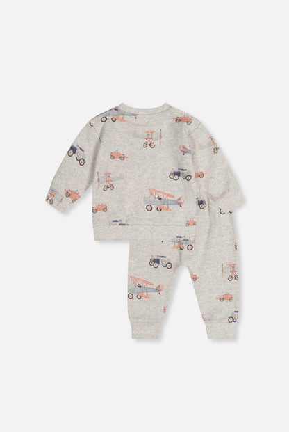 Ensemble chandail et pantalon - J20C10-2J237 - Air & Asphalte - 3 à 24 mois