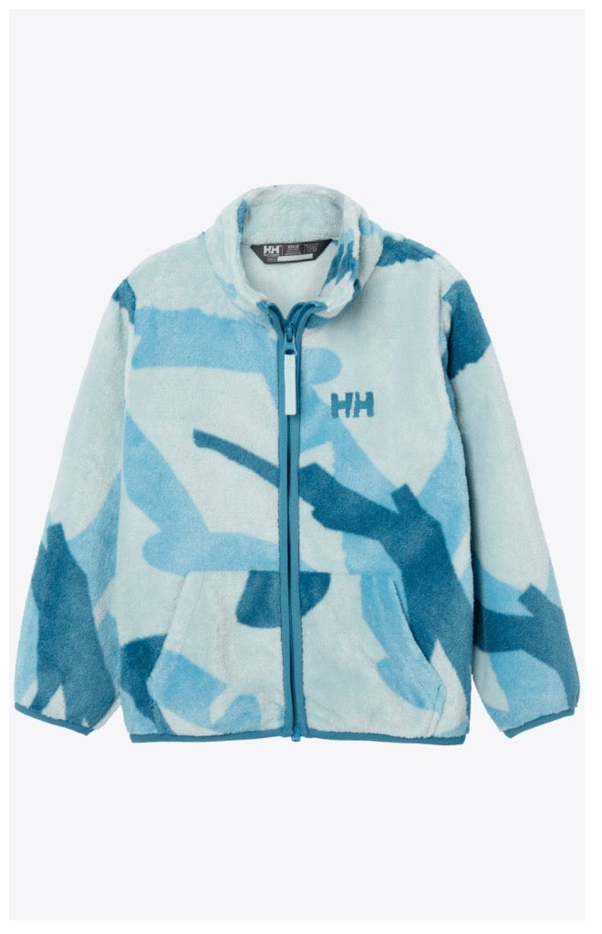 Veste en polar CHILL - BARELY BLUE AOP - 537- 1 à 8 ans