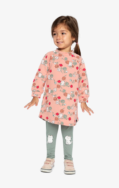 Legging - J20E61-03200 - Petites moustaches - 2 à 8 ans