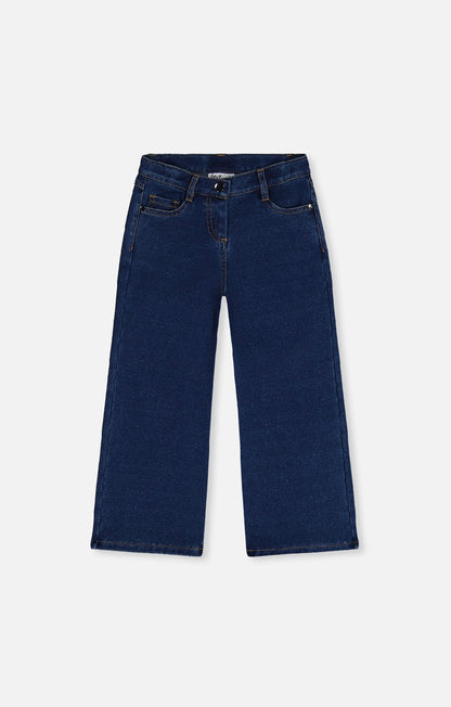 Jeans jambes larges - J20YG23-01230 - Les essentiels filles - 2 à 10 ans