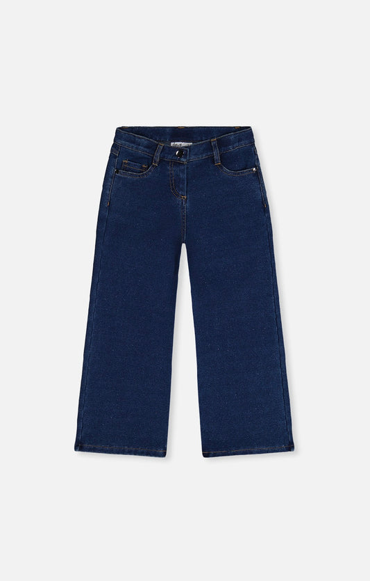 Jeans jambes larges - J20YG23-01230 - Les essentiels filles - 2 à 10 ans