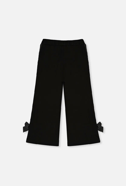 Pantalon jambes larges - J20H20-09990 - Caramel noir - 2 à 10 ans