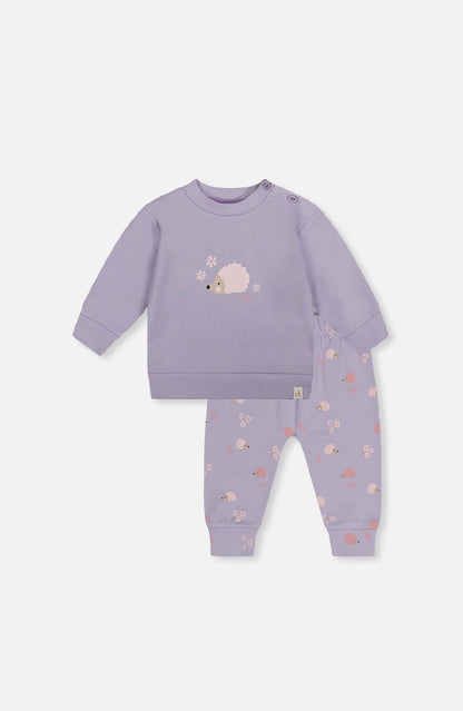 Ensemble chandail et pantalon - J20A11-05007 - Chuchotis de fleurs - 3 à 24 mois