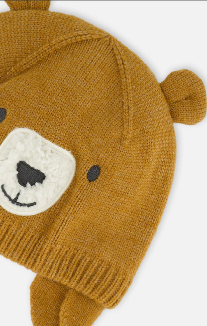 Tuque d’hiver en tricot avec oreilles J10ZA04-01740 - 3 mois à 24 mois