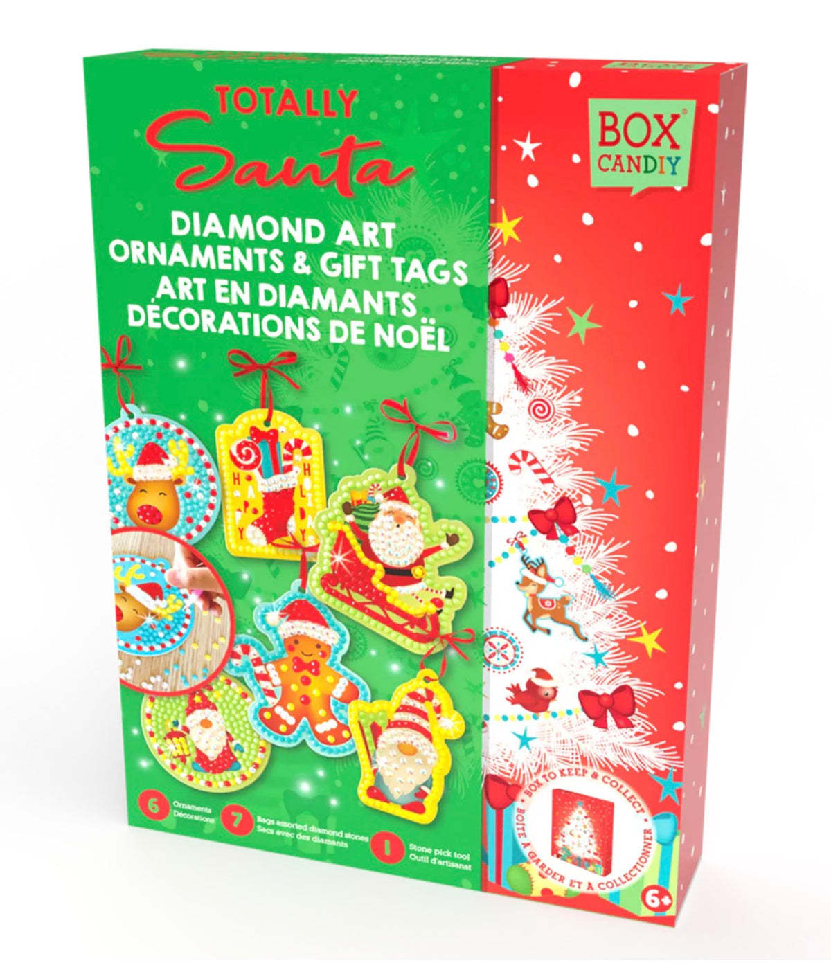 ENS. D'ART DIAMANTS DÉCOS DE NOËL