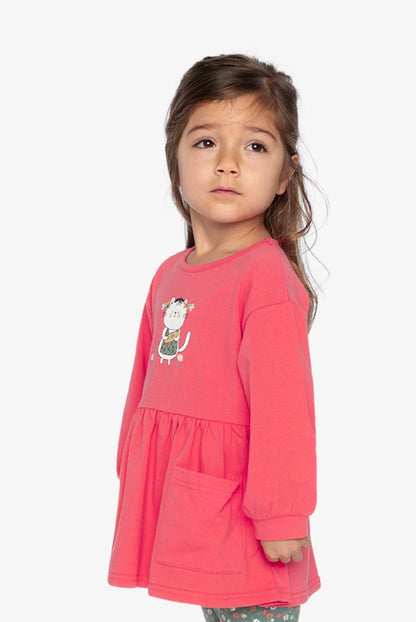 Tunique - J20E76-06280C - Petites moustaches - 2 à 8 ans