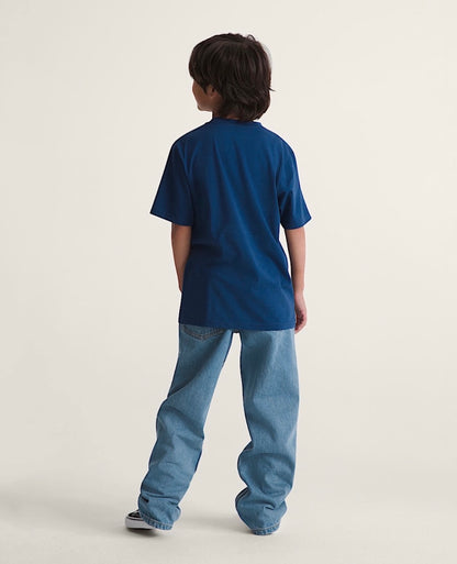 pantalon - CHECK-5 LOOSE DENIM PANT - Denim goncé -  8 à 14 ans