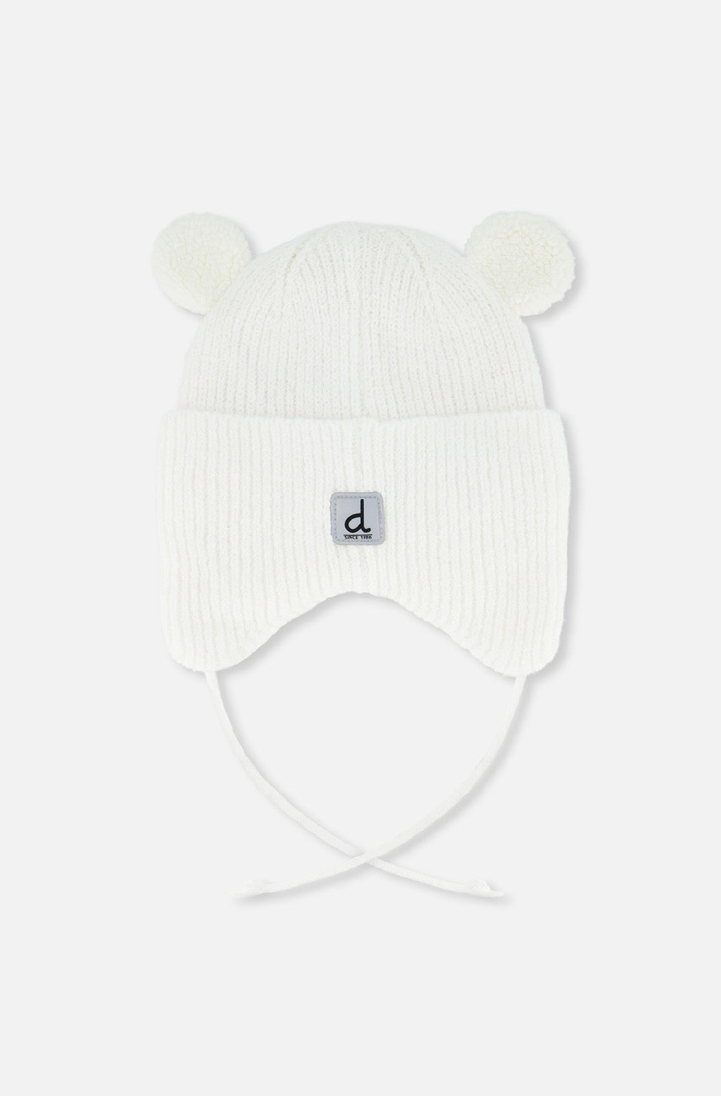 Tuque d’hiver en tricot avec oreilles J10ZA03-01880 - 3 mois à 3 ans
