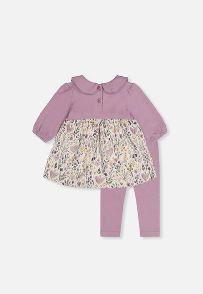 Ensemble tunique et legging - J20A10-05480 - Rêve lavande - 3 à 24 mois