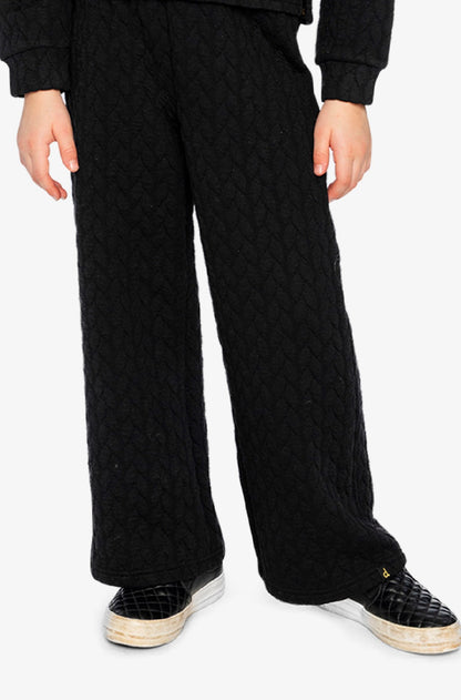 Pantalon jambes larges - J20YG22-09990 - Les essentiels filles - 2 à 10 ans