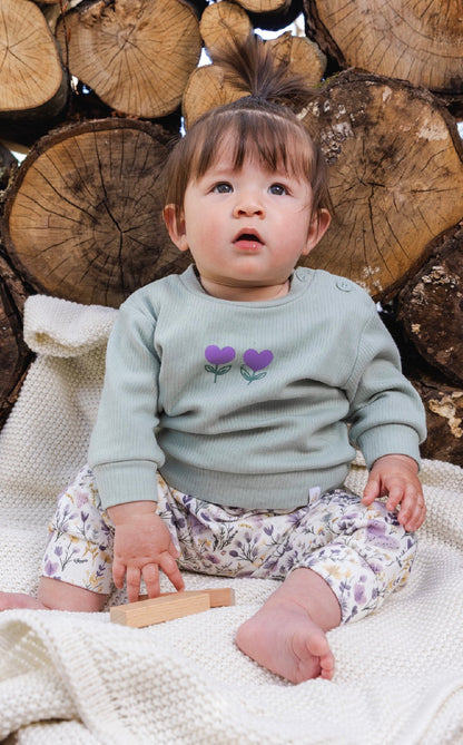 Ensemble chandail et pantalon - J20A11-03009 - Rêve lavande - 3 à 24 mois