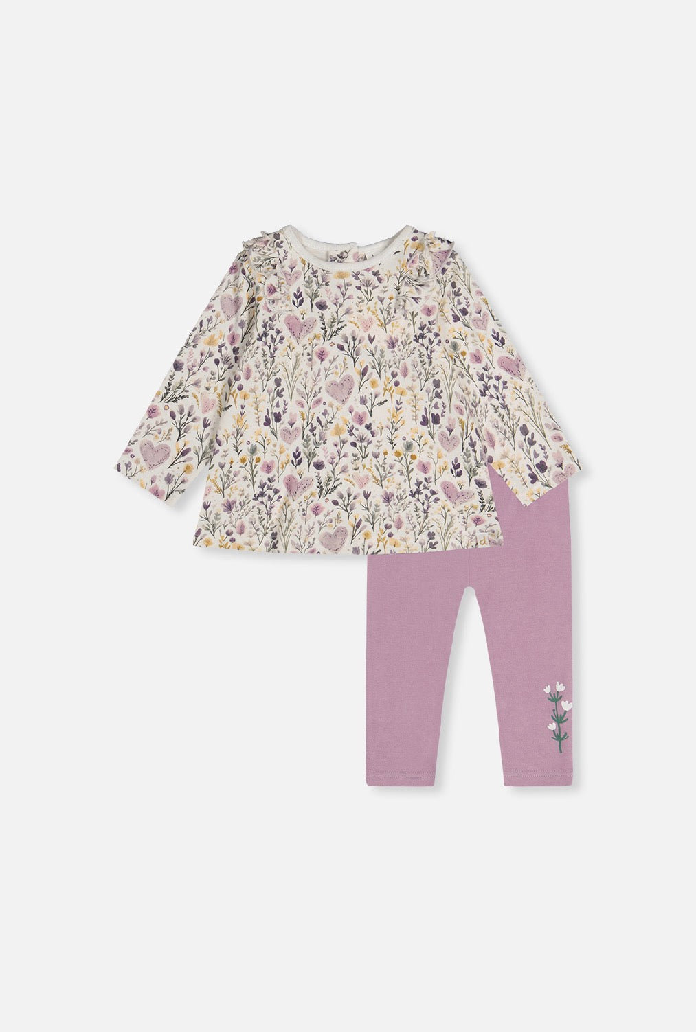 Ensemble chandail et pantalon - J20A12-2J234 - Rêve lavande - 3 à 24 mois