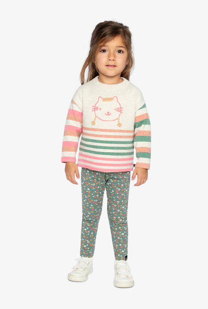 Legging - J20E61-2J255C - Petites moustaches - 2 à 8 ans