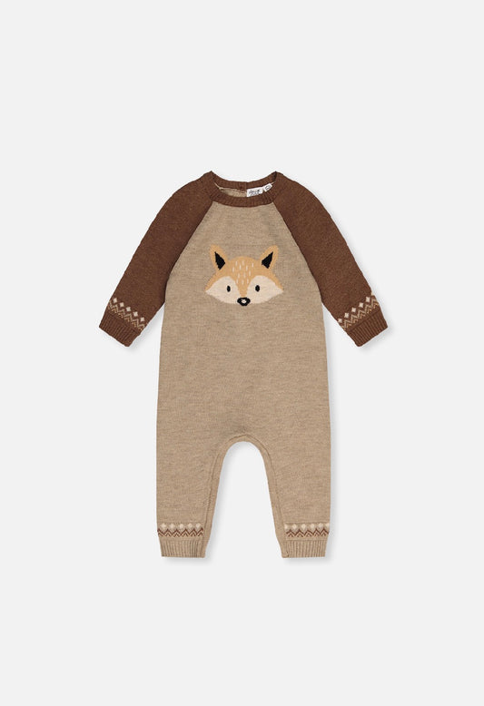 Barboteuse en tricot - J20DT40-01210 - Bébé des bois - 3 à 24 mois