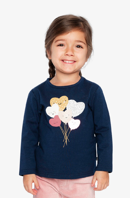 Chandail - J20F70-04990B - Cœurs douillets - 2 à 8 ans