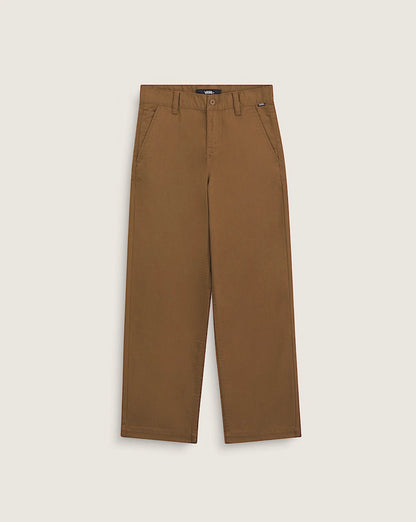 pantalon - Authentic Chino Loose - Brun -  8 à 14 ans