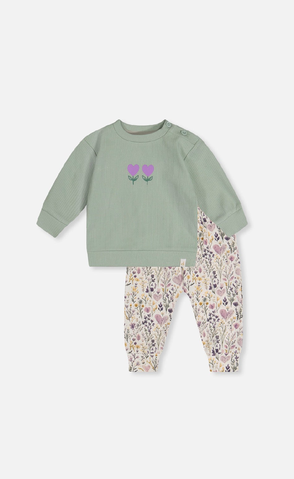 Ensemble chandail et pantalon - J20A11-03009 - Rêve lavande - 3 à 24 mois