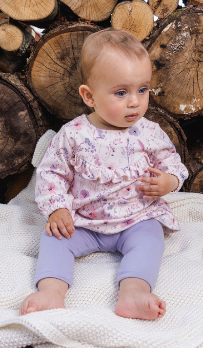 Ensemble tunique et legging - J20B10-2J235 - Chuchotis de fleurs - 3 à 24 mois