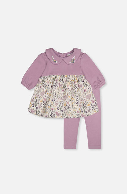 Ensemble tunique et legging - J20A10-05480 - Rêve lavande - 3 à 24 mois