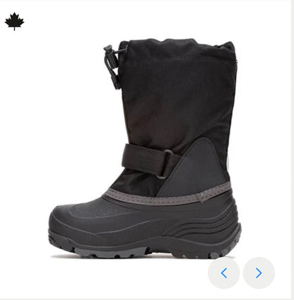Bottes d'hiver WATERBUGS - Noir - 8E à 7J
