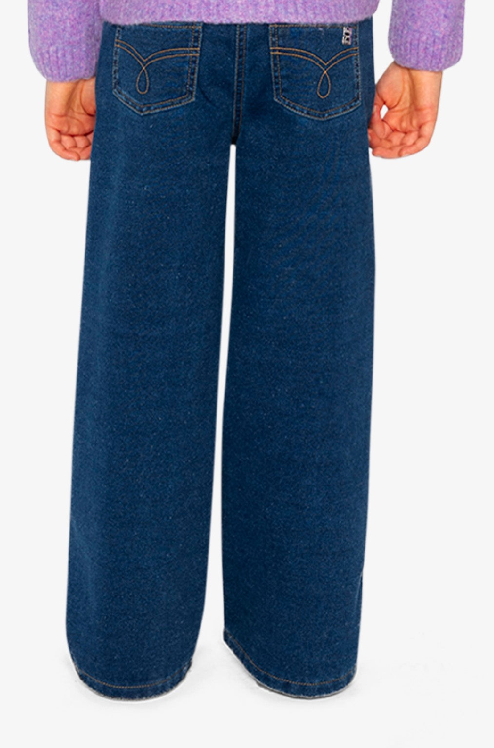 Jeans jambes larges - J20YG23-01230 - Les essentiels filles - 2 à 10 ans