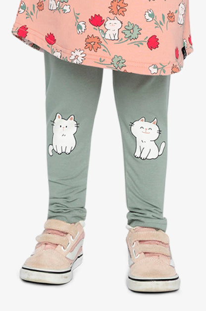 Legging - J20E61-03200 - Petites moustaches - 2 à 8 ans
