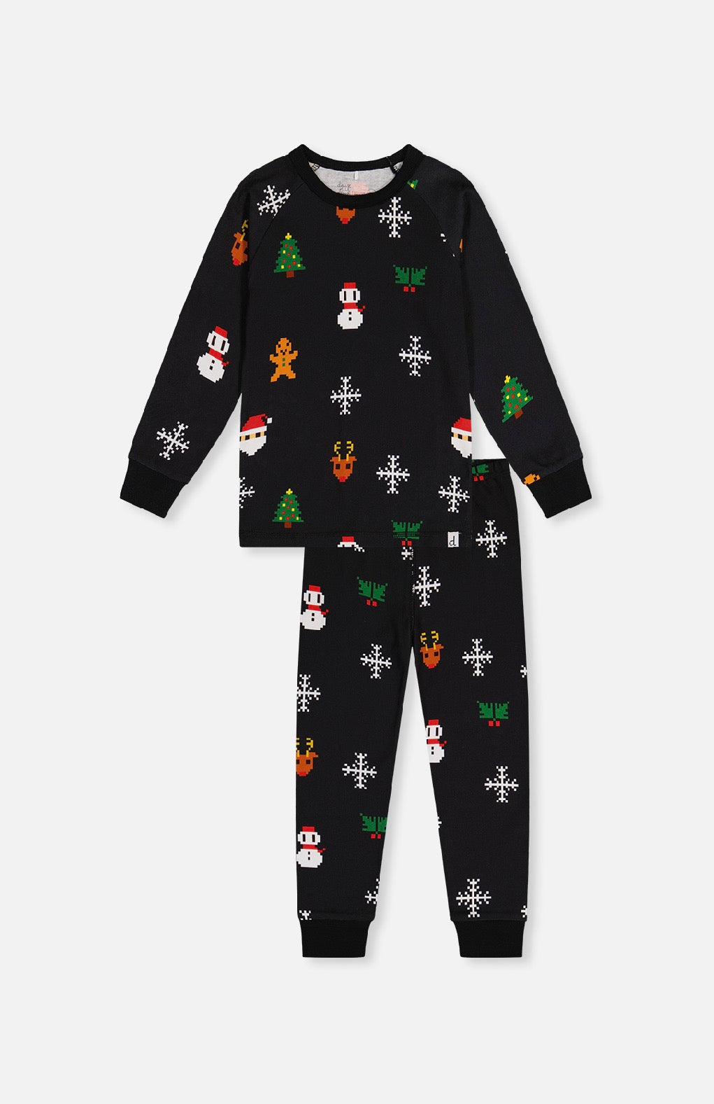Pyjama J20PB10–C2J232-  Pixel xmas - 2 à 10 ans