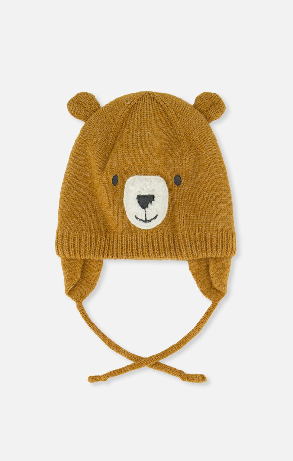 Tuque d’hiver en tricot avec oreilles J10ZA04-01740 - 3 mois à 24 mois